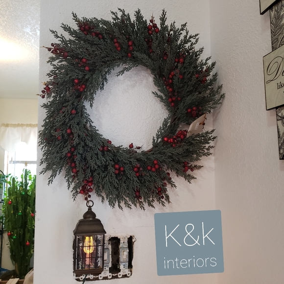 K&K Interiors Other - Christmas wreath  k&k interiors